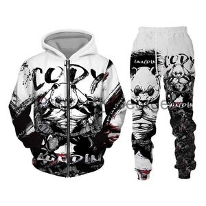 Heren Trainingspakken 3D Panda CODY Bedrukte Hoodies en Joggingbroek Sets Casual Mannelijke Pullover Sweatshirts Man Trainingspak Mode Herenkleding Pak x0627