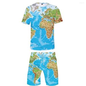 Chándales para hombre, conjunto de 2 piezas con estampado 3D, camiseta para hombre, pantalones cortos de playa, chándal informal, trajes a juego, ropa de calle