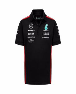 Survêtements masculins AMG Petronas 2023 Team Polo Black012345678910116208167 YJU2