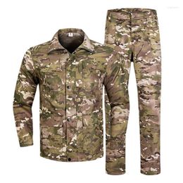 Survêtements pour hommes Armée Hommes Forces Spéciales Combat Chemise Manteau Pantalon Ensemble Extérieur Soldat Militaire Uniforme Militaire Camouflage Costume Tactique