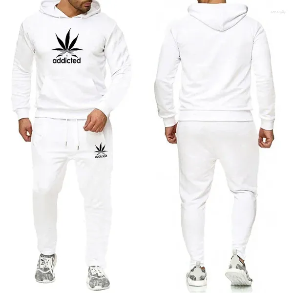 Suisses de survêtement masculines Automne Hiver Mens Fashion Tracksuit Sweats Sweats Sweats et Jogger Black Jogger Classic Male Jogue décontractée Jogging