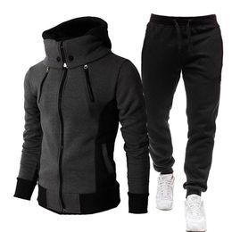Socios de pista para hombres Autumn Winter Pack Suits Suits Casual High High Cally Pant Sportswear Sportswear Masculino Caliente Swpers 260W