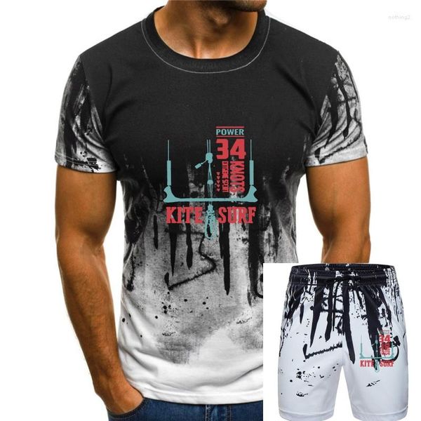 Chándales para hombres Impresionante camiseta transpirable increíble para hombres Camiseta de kitesurf Ropa de grupo de cuello redondo de manga corta