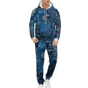 Herentracksuits Bandana Print Style Super Mannen Trui Pak Upscale Cashew Bloemen Mens Multicolor Sets OEM Groothandel