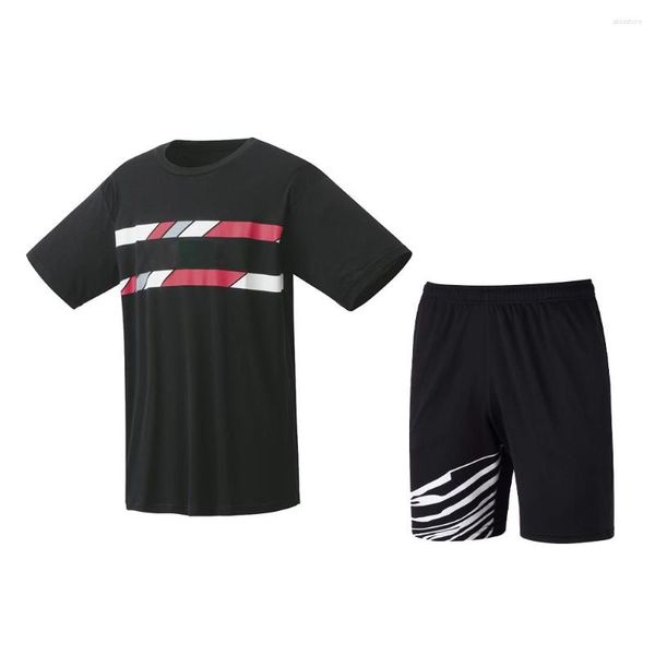 Survêtements pour hommes Basic Summer T-Shirt Sports Séchage rapide Respirant Badminton Shorts Fitness Set Golf Casual Running Xs-6Xl