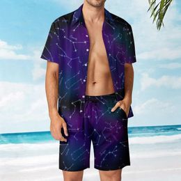 Survêtements pour hommes Beach Travel 3D Impression Star Pattern Shirt Beachwear Costume Surfer Surf Séchage rapide 2023 Lovers Large