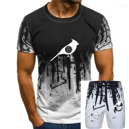 Chándales para hombre, camiseta negra con diseño de pájaros no real Qanon Movement Wake Up America, camiseta personalizada S-3Xl