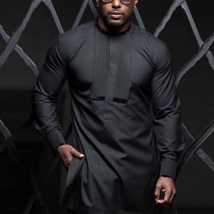 Mannen Trainingspakken Zwarte Afrikaanse Kleding Dashiki Stijl Geruite Shirts En Broek 2 Stuk Kaftan Dragen Suits Casual Mannen 230712