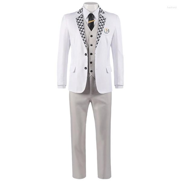 Costume de survêtement masculin Anime Cosplay Costume Embroderie Jacket White Shirt Vest Pants Tie Episode Nagi Reo Mikage DK École uniforme