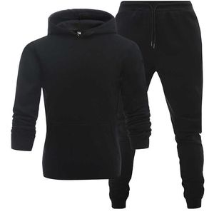 Survêtements pour hommes marque vêtements de sport à capuche pantalon costume tenue décontracté mode jogging vêtements deux pièces pantalon G221011
