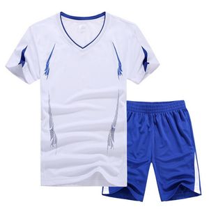 Survêtements pour hommes Respirant et facile à nettoyer sport ensemble deux pièces jeune sport court femmes survêtements 2pcs grande remise