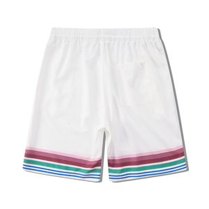 Suits-survêtement masculins Casablanca Tenns Club Short Short Set Summer Men Women Versions Top Versions Casual Hawaii Beach Suit C9