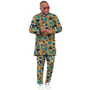 Trainingspakken voor heren Casual African Outfits Wax print pant Sets