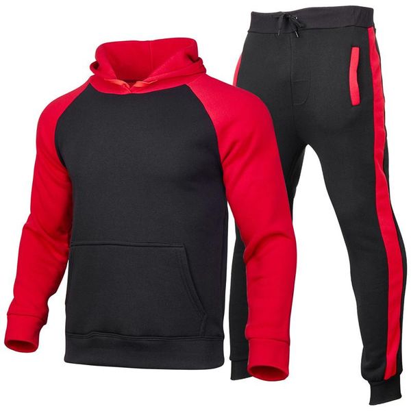 Traje de fitness de dos piezas para hombres de pistas para hombres puede personalizar su propio logotipo otoño/invierno 2022 productos de productos de productos de productos