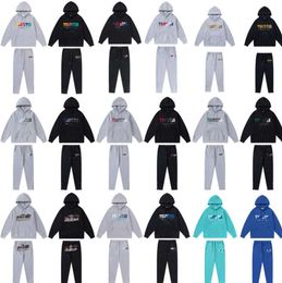 Trainingspakken voor heren Casual hoge kwaliteit geborduurde heren dames hoodie Trapstar London Shooters Trainingspak met capuchon Designer sportkleding Truien Tijger hoodie YU8851