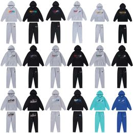 Survêtements pour hommes Casual Haute Qualité Brodé Hommes Femmes Sweat À Capuche Trapstar London Shooters Survêtement À Capuchon Designer Sportswear Pulls Tiger Sweat à capuche 8325ess