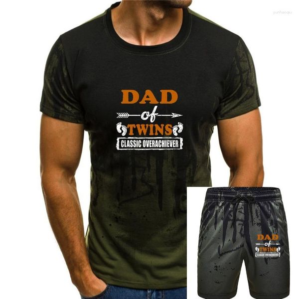 Chándales para hombres Ropa para hombres Proud Dad Of Twins Camiseta Regalo Día del padre