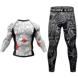 Socistas de canciones para hombres Cody Set personalizado Guardia de erupción jiu jitsu sin camisa gi pantalones spandex mma entrenamiento de uniforme upf 50 protector solar ropa