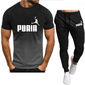 Heren Trainingspakken Cross Border 2023 Seizoensgebonden Korte mouw Lente/Zomer Broek Vrijetijdssport T-shirt Set