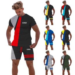 Survêtements pour hommes Costume de jogging pour hommes personnalisé 2 pièces ensemble court vêtements de sport pour hommes vêtements de sport de marque privée vêtements de sport J240305
