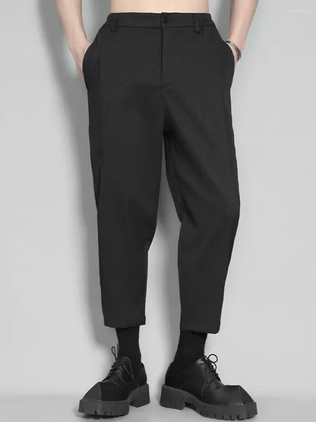 Survêtements pour hommes Design de personnalité britannique Patchwork irrégulier Casual Automne Porter avec huit pantalons