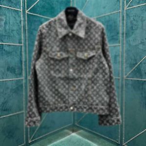 Tracksuits Designer 2024 Spring en Autumn European Denim Trend American Style Rapel Jacquard Work Jacket Top voor koppels, unisex 5YWG