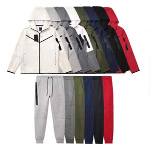 Survêtements pour hommes Designer Mens Sportswear Tech Fleece Pantalon à manches longues Veste Zipper Hoodie Couple Suit Athletic Tidal flow design 994ess
