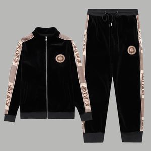 Trainingspakken voor heren Designer trainingspak voor heren Luxe heren trainingspakken Lange mouw Klassiek Mode Zak Hardlopen Casual herenkleding Outfits Broeken Jack tweedelig #064