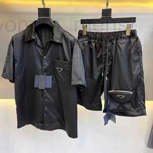 Tracksuits voor heren Designer Shirt Spring/Summer Style Trendy Emblem Short Slve Flip Collars Set en Women's Work Zipper Coat Rebt