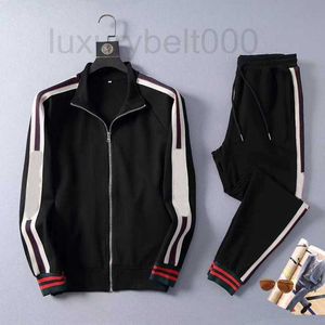 Tracksuits voor heren Designer Tracksuit Luxe kleding Jacket Red Stripe Wind Breaker Outwear Coat Classic Letters on Sheeves Print Suit Patchwork Sportwear Pants