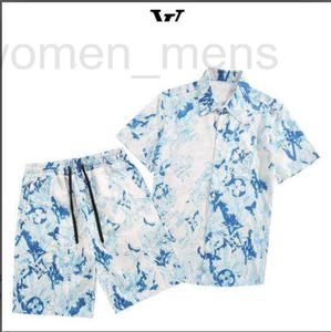 Tracksuits Designer Tracksuits-herenhortehoens en t-shirt Set Potracksuit Summer Man Beakracksuits Korte slijmpak M-3XL BJWV
