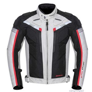 Survêtements pour hommes Costume d'équitation de moto de course du diable Veste de moto coupe-vent Costume de course Costume de moto de cross-country Rallye Costume de chevalier quatre saisons