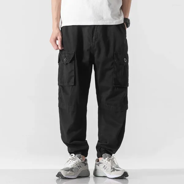 Survêtements pour hommes Elmsk 2023 Printemps Casual Workwear Pantalon Japonais Pieds lâches Coton Mode Personnalisé Sports à la mode