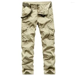 Survêtements pour hommes Elmsk Militaire Multi-poches Salopette Coton Casual Pantalon surdimensionné Sports de plein air d'Europe et d'Amérique Amazon