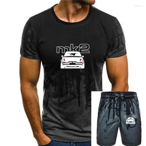 Survêtements pour hommes Escort Rs1800 Rally Car Shirt Noir Blanc Tshirt MenS Dernier Style Tee