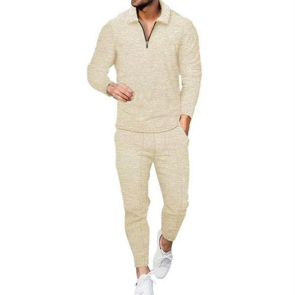 Survêtements pour hommes Mode Combinaison Nouveau Blanc Noir Sport Body Jogger Courir Deux Pièces Ensembles227g