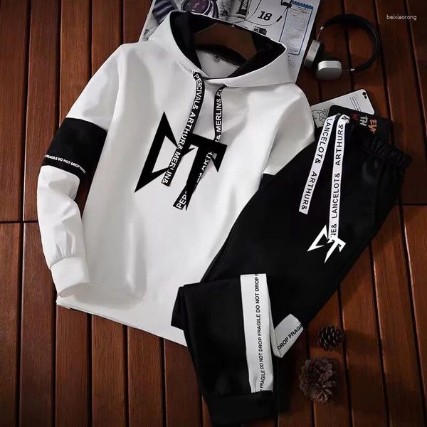 Sweatshirt de luxe de survêtement masculin Sweatshirt Tracksuit Sport Casual Sweatles Pantalons de survêtement