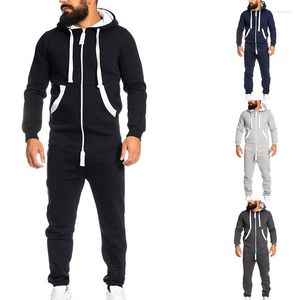 Tracksuits voor heren Fashion Men 2 stuks Camouflage Print Sportwear Set Casual Outdersear Sets Sets Hooded Sweatshirt Pants Gyms Kleding