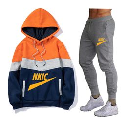 Tracksuits voor heren mode heren tracksuit trui hoodie joggingbroek casual sportpakken winterkleding plus maat s-3xl