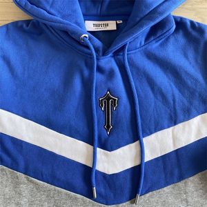 Men s tracksuits mode dames sweatshirts topkwaliteit geborduurde trapstar pakken hoodies jogging broek v stipe hapsed tracksuit heren street jacketstop iftcoat