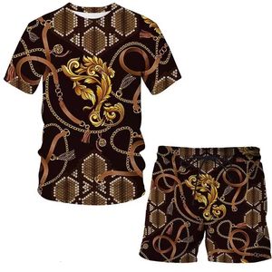 Heren trainingspakken Vlagpatroon kleding zomer T-shirt heren korte mouwen Israel's passion fashion shorts pak trend tweedelige set 2XS 6XL 230724