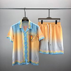 Survêtements pour hommes Hawaiian Short Sleeve Tshirt Shorts Set Mode Casual T-shirt Boyfriend Cadeau Hommes Femmes Couple Tenues d'été T-shirts ropa 230823