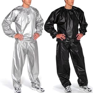 Survêtements pour hommes Heavy Duty Sauna Sweat Suit Exercice Gym Fitness Perte de poids AntiRip Pour 230419