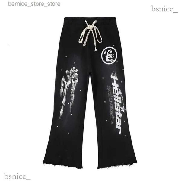 Survêtements pour hommes Hellstar Nouveaux Hommes Hip Hop Graphique Imprimer Survêtement Mode Pantalon de survêtement décontracté Sweat à capuche Deux pièces Pantalon de survêtement Y2K Costume 257