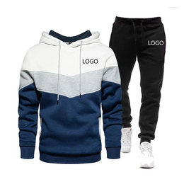 Survêtements pour hommes Costumes à capuche Hommes de haute qualité 2 pièces Automne et hiver Grande taille Gym Sweatsuits tactiques Sweats à capuche Pantalon drôle Spor Giyim