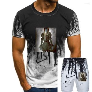 Trainingspakken voor heren It Horror Movie Stephen King Geïnspireerd Clown Mannen T-shirt Xmas Gift Tops Tees Katoen