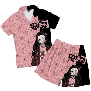 Chándales de hombre Japón Anime Demon Slayer Disfraz Pijamas Kimetsu No Yaiba Tomioka Giyuu ParentKids Homme Wear Mujeres Hombres Niños Niñas Pijamas 230512