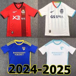 Tracksuits masculin K League 24-25 FC SEOUL SOCCER Jerseys Home Away Jersey Mens Football T-shirt 2024 2025 USSAN HD Version de fan