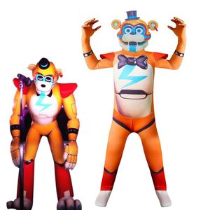 Chándales de los hombres Niños Juego de disfraces de Halloween Charactor Error de seguridad Bobysuit Fiesta de carnaval Disfraces espeluznantes Niños pequeños Regalo de Navidad Clot