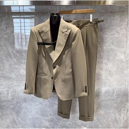 Suits-survêtements masculins KN07263 Ensembles de mode 2023 Piste Luxury European Design Party Style Clothing